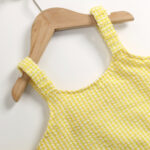 Summer new style ins cross-border e-commerce foreign trade two-piece set for sweet girls, featuring a camisole with off-shoulder and puffed sleeves - Image 5